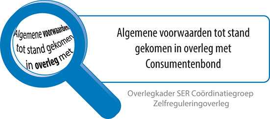 Algemene Voorwaarden tot stand gekomen in overleg met Consumentenbod